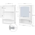 thumbnail image 3 of VASAGLE Armario con Espejo, Mueble de Pared para Baño, Ahorro de Espacio, Estilo Moderno, Blanco&nbsp;, 3 of 6