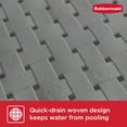 thumbnail image 5 of Rubbermaid INSTAMAT Tub Mat, Non-Slip Bath Mat Hangs on Showerhead for Fast Drying, BPA-Free TPE, 27.2" x 15.2", Grey, 5 of 9