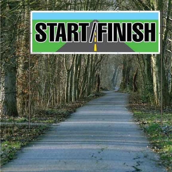 Start/Finish Full Color Vinyl Banner
