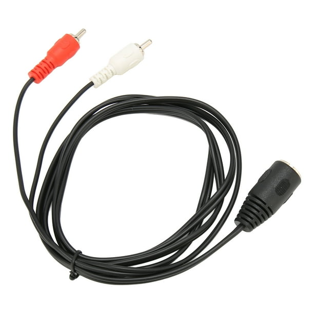 Cable Adaptador De Sonido, Cable DIN De 7 Pines A 2 Sonido Claro 4.9 Pies Impermeable Para Equipos De Sonido Para Equipos Industriales