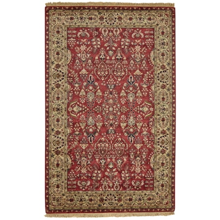 Feizy Amore Traditional Oriental, Green/Gold/Black, 8' x 8' Round Rug Stain Water Resistant Pet & Kid Friendly Vintage Persian Design Carpet for Living Dining Bed Room