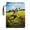 Cow Wildflower Meadow, variant on HELLHERO 1 pc Book Lovers Gifts Book Cover Sleeve Pouch 11.42 x 8.66 Inch Polyester Book Cover Sleeve Book Organzier Holder with Handle Birthday Gift