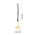 thumbnail image 2 of 12Pcs Alloy Bookmarks Plant Bookmarks Student Bookmarkers Study Supplies (Golden), 2 of 9