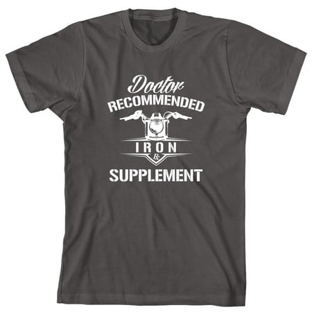 Doctor Recommended Iron Supplement (Motorcycle) Men's Shirt - ID: