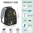 thumbnail image 6 of Witchy Celestial Backpack for – Gothic Moon, Stars & Astrology Print with Spiritual and Cosmic Starry Night Design, 6 of 6