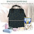 thumbnail image 5 of Gaeub Constellation Print Mummy Diaper Bag Backpack,Durable Maternity Baby Nappy Casual Shoulder Bags,Travel Hiking Outdoor Pack, 5 of 6