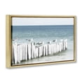 thumbnail image 3 of Stupell Industries Gulls Waiting Beach Scene Gold Framed Floater Canvas Wall Art, design by Noah Bay, 21 x 31, 3 of 9
