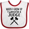 thumbnail image 3 of Inktastic Future Judge Gavel Job Gift Boys or Girls Baby Bib, 3 of 4
