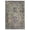 Gray, variant on 8' x 11' Orange and Ivory Floral Power Loom Area Rug