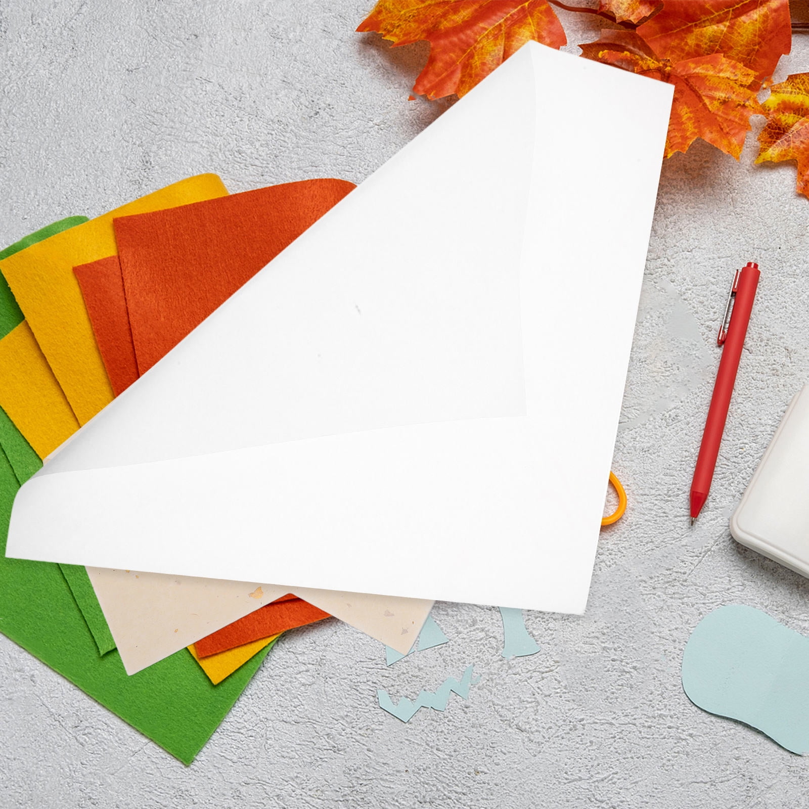 OULII White Craft Paper Rolls for DIY Lanterns Floral Bouquet Wrapping and Artwork