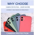 thumbnail image 2 of Liquid Silicone Phone Case For iPhone 14 13 12 11 Pro XS Max XR X Original Soft Protection Cover For iPhone 12 Mini 7 8 Plus SE2, 2 of 7