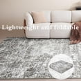 thumbnail image 3 of Alfombra LOVORAL 203x305cm Lavable Moderna Abstracta Gris, 3 of 7