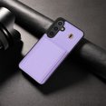 thumbnail image 2 of Allytechgroup Chic Case for Samsung Galaxy A54 5G for Girls Women, With Card Holder Detachable Shoulder Strap Premium PU Leather Design Stand Shockproof Protective Phone Wallet Case, Purple, 2 of 8