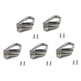 thumbnail image 1 of Cateissary 5 unids/set ganchos para guardabarros de barco: resistentes y convenientes para cualquier gancho de guardabarros de acero inoxidable Almacenamiento y organización del hogar con tornillo, 1 of 6