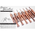 thumbnail image 4 of Wooden Crochet Hooks Set of 13-3.5mm to 12mm - Rosewood Crochet Hooks for Arthritic Hands - for Crocheting & Knitting - Ergonomic Soft Grip Handle Crochet Hooks - Gifts for Her(Dsg4, Hooks Only), 4 of 6
