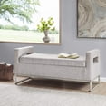 thumbnail image 2 of Crawford Storage Bench Grey See below, 2 of 2