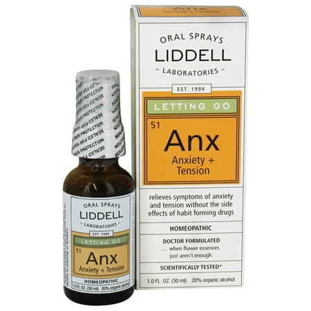 Liddell Laboratories Go Anxiety + Tension Homeopathic, Oral Spray - 1 Oz, 3 Pack