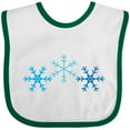 thumbnail image 3 of Inktastic Snowflakes Winter Christmas Gift Boys or Girls Baby Bib, 3 of 4