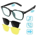 thumbnail image 2 of Alpha Digital Polarized Bluetooth Smart Glasses with Microphone, Speakers, Voice Assistant, IP65 Waterproof, 2 of 9