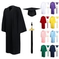 thumbnail image 2 of Hioecau Unisex Matte Graduation Cap And Gown Set with 2026 Year Tassel Charm for Middle School High School College Graduates, 2 of 8