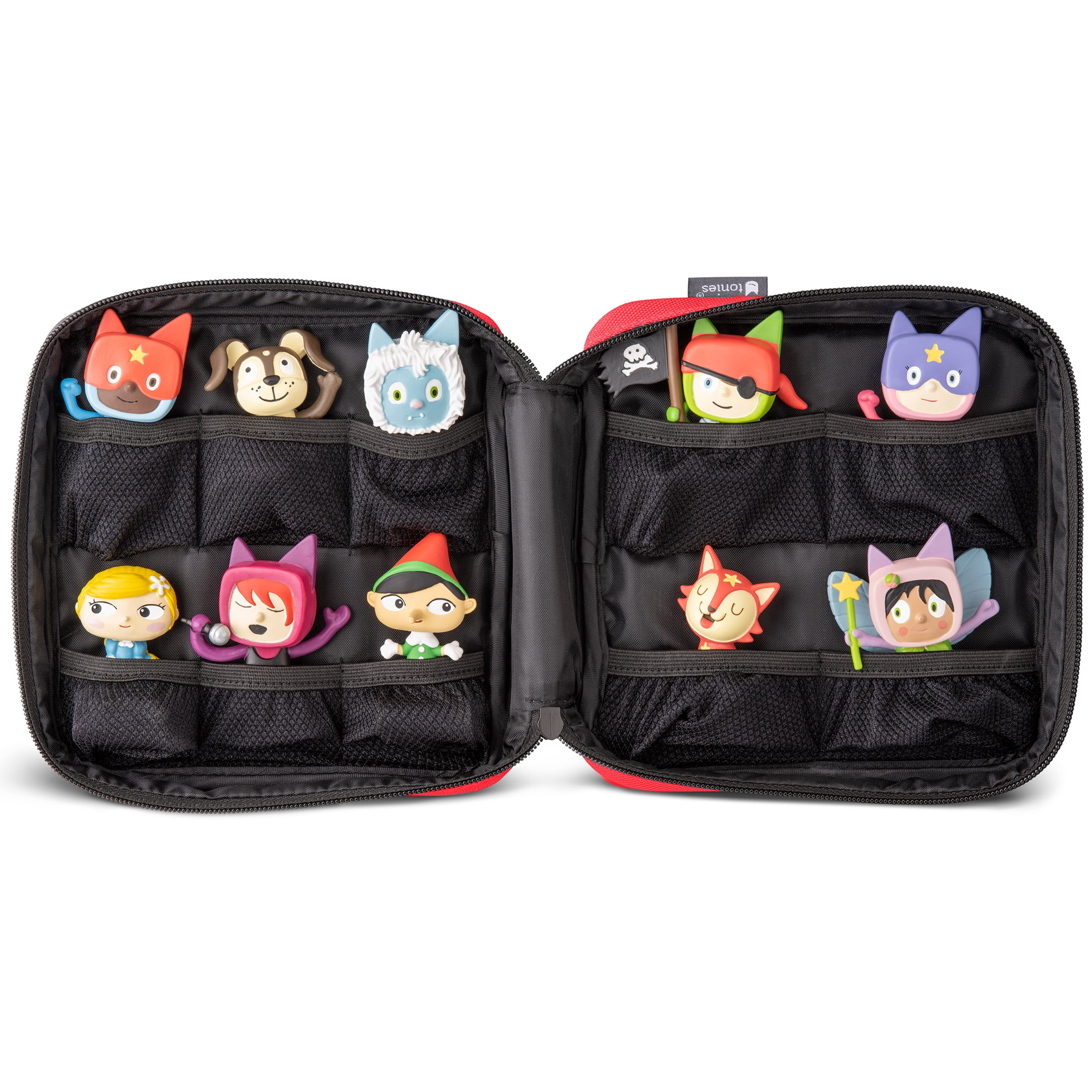 Tonies Carrying Case Compatible with Tonies Collection, 10 Pockets, Red, Condition: New