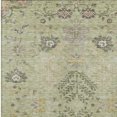 thumbnail image 5 of HomeRoots 605446 8 x 10 ft. Artichoke Green, Brown & Beige Floral Washable Indoor & Outdoor Rectangle Area Rug, 5 of 5