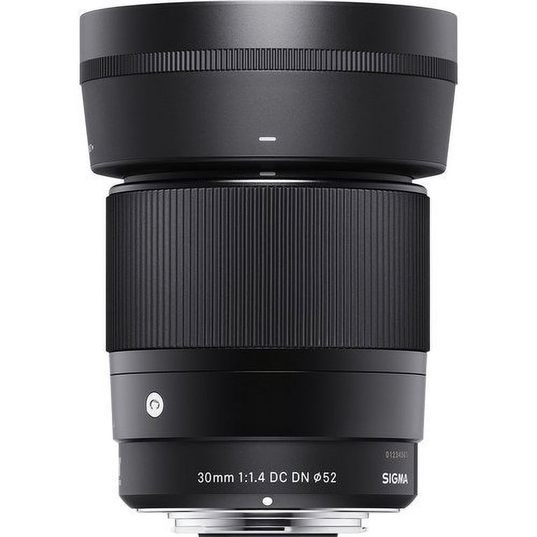 Sigma 30mm F1.4 Contemporary DC DN Lens for Sony E + Pixi-Basic