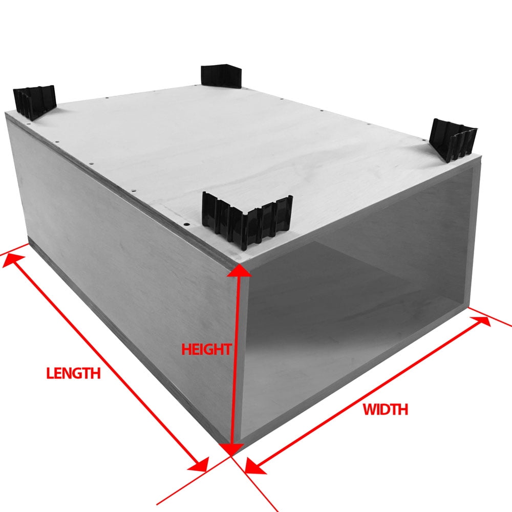 13" Hight Plywood Laundry pedestal without Drawer - Choose your Size - 28W x 30L