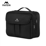 Matein Electronic Travel Organizer Storage Bag for Chargers, Cords, Cables, USB - Black
