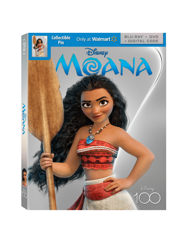Moana - Disney100 Edition Walmart Exclusive (Blu-ray + DVD + Digital Code)