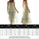 thumbnail image 2 of Vestido Túnica De Verano Vestido maxi ajustado para mujer Estilo elegante Gasa Halter Vestido largo Traje de vacaciones Cgtredaw L Verde para Mujer, 2 of 7
