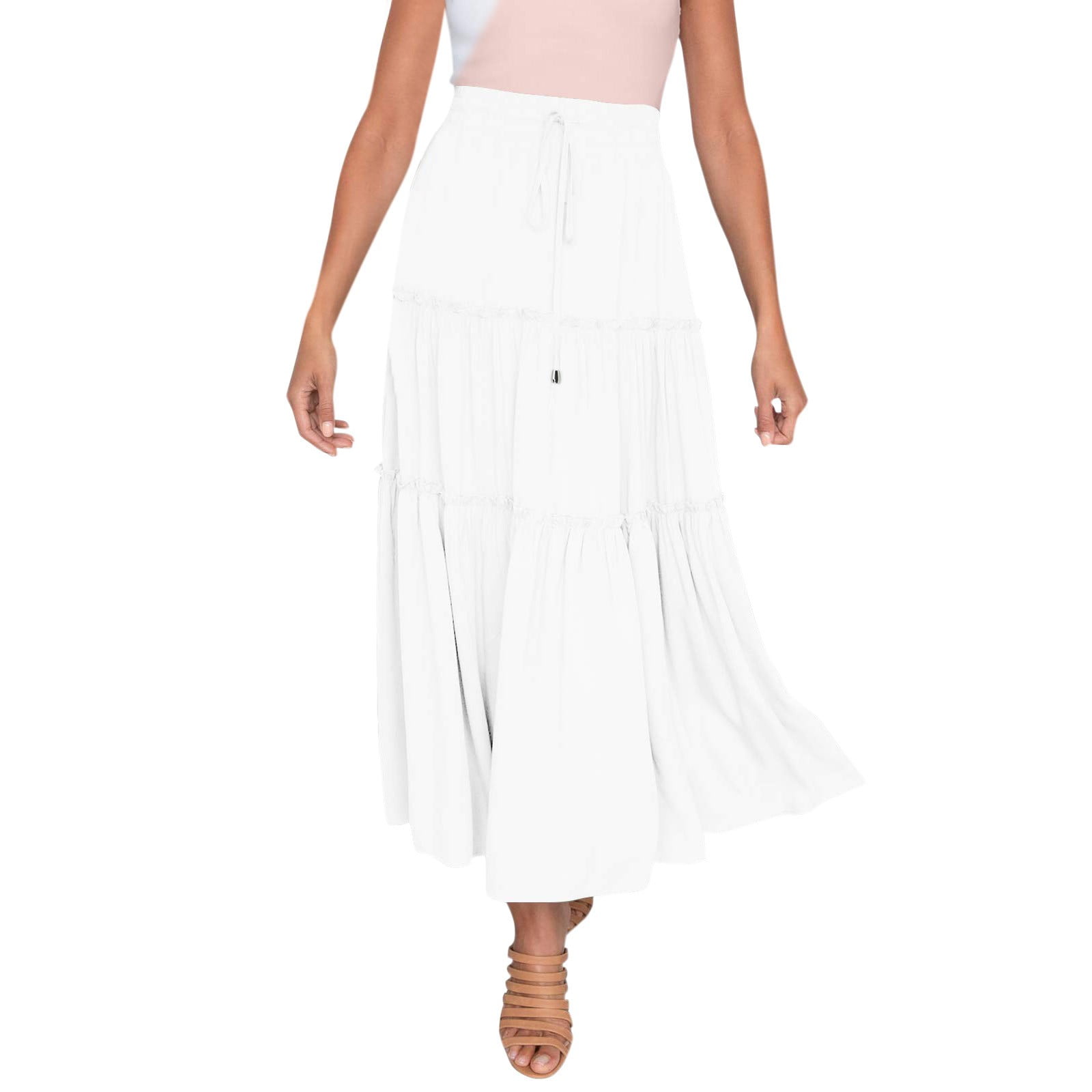 LBECLEY Maternity Skirt Over The Belly ...