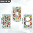 thumbnail image 7 of Yayeee Blank Wall Plate Cover 1-Gang 4.5"x2.7" Home Unused Decorative Outlet, Yellow Tomatoes, 7 of 7