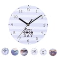 thumbnail image 3 of Tablero de densidad, reloj de pared redondo, tictac, movimiento de cuarzo, sala de estar, dormitorio, reloj decorativo Speravity JJ23605-06B, 3 of 6