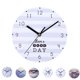 thumbnail image 3 of Tablero de densidad, reloj de pared redondo, tictac, movimiento de cuarzo, sala de estar, dormitorio, reloj decorativo Scienceny JJ23605-06B, 3 of 6