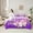Blue Pink Purple, variant on Homewish Children Teenagers Sport Figure Skating Twin Bedding Sets 7-Piece,Gradient Bling Splash Bedding Comforter Set Microfiber,Chic Floral Flowers Breathable Sheet Sets,Super Cozy Room Decor