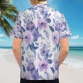 thumbnail image 6 of High Quality Hawaiian Shirts for Men Short Sleeve Aloha Beach Shirt Floral Summer Casual Button Down Shirts Blouses LCN7S7, 6 of 7