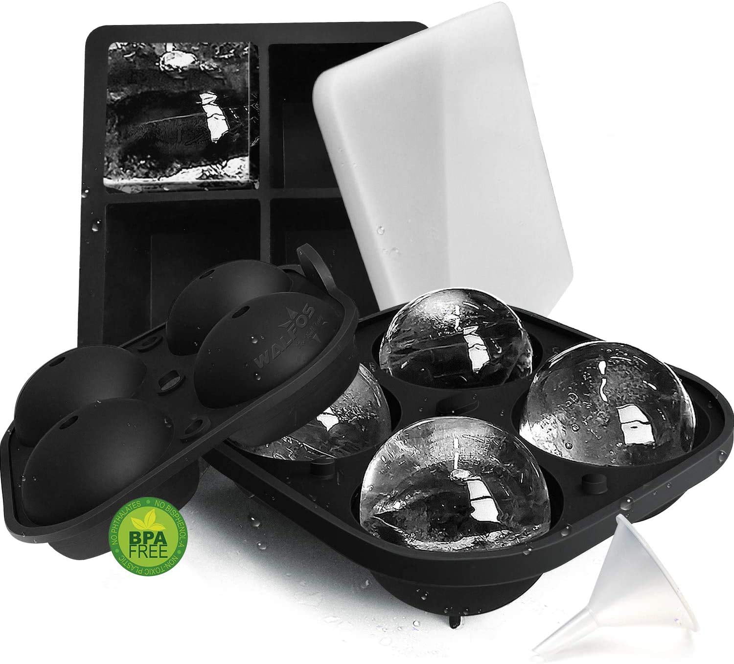 glacio Clear Ice Ball Maker - Crystal Clear 2.5-Inch Ice Spheres - Perfect for Whiskey Enthusiasts and Cocktail Aficionados並行輸入 : glacio Clear Ice Maker Set \u2013 Crystal Clear Ice Ball