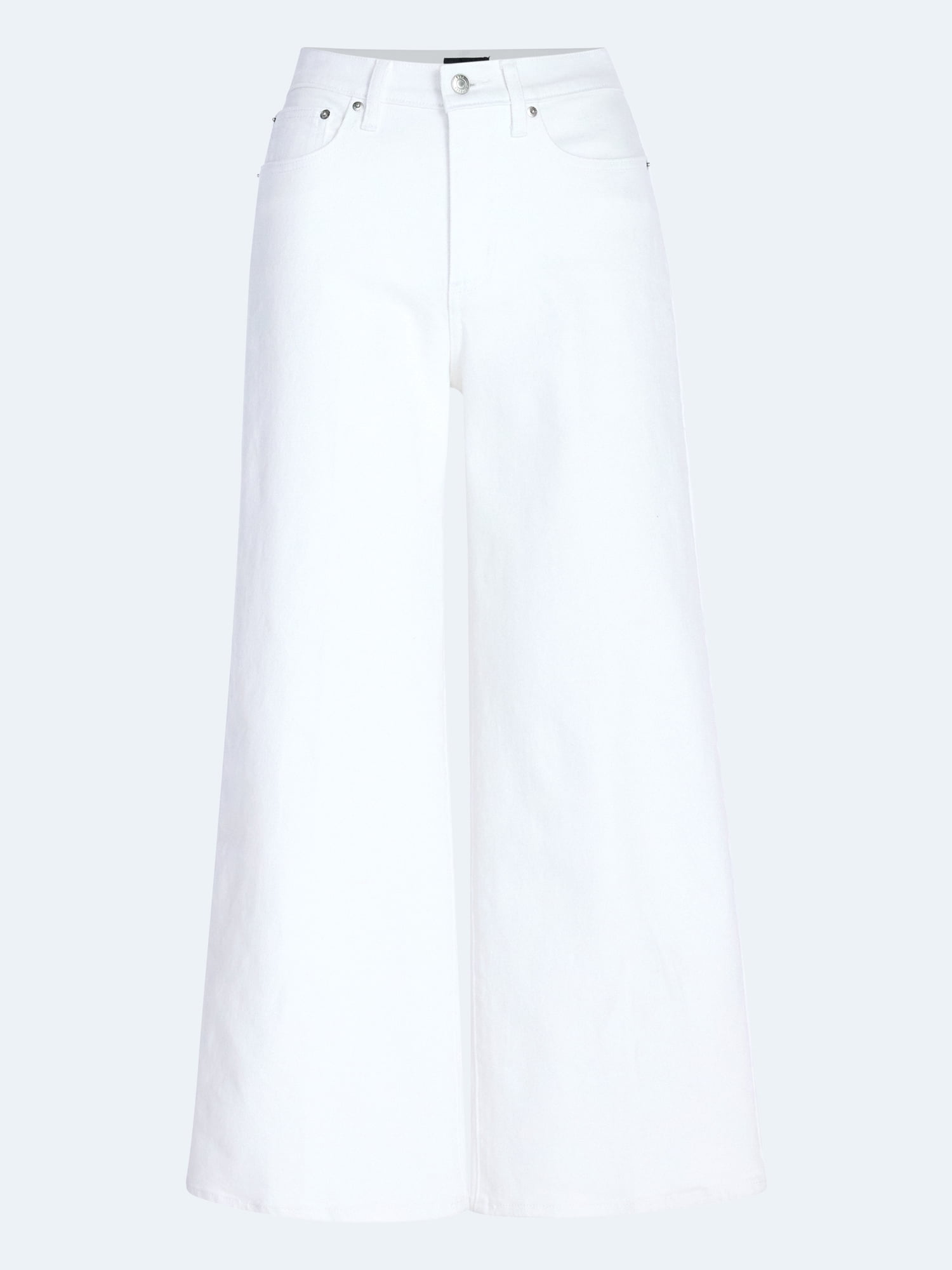 Free Assembly Women's and Women's Plus High Rise Cropped Wide Leg Jeans, Sizes 0-22W
