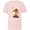Soft Pink, variant on Disney Wish Star and Valentino Magical Friends - Short Sleeve T-Shirt for Kids - Customized-White