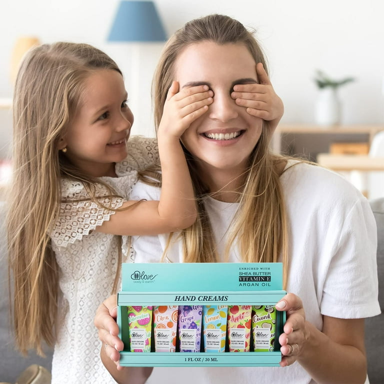 Body & Earth Hand Cream Gift Set, 6pcs Mini Scented Lotion, 1oz