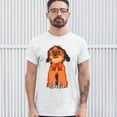 thumbnail image 3 of Tee Hunt Adorable Dorkie in Glasses T-shirt I Love My Pet Toy Dog Owner Men's Tee, White, Small, 3 of 5