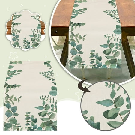 

Fresh Idyllic Spring And Summer Wedding Table Flag Party Table Flag 33*180cm