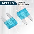 thumbnail image 6 of Unique Bargains Car Fuse Blade Style Fuses 15A Mini Fuse Durable | Short Circuit Protection Blue 100Pcs, 6 of 6