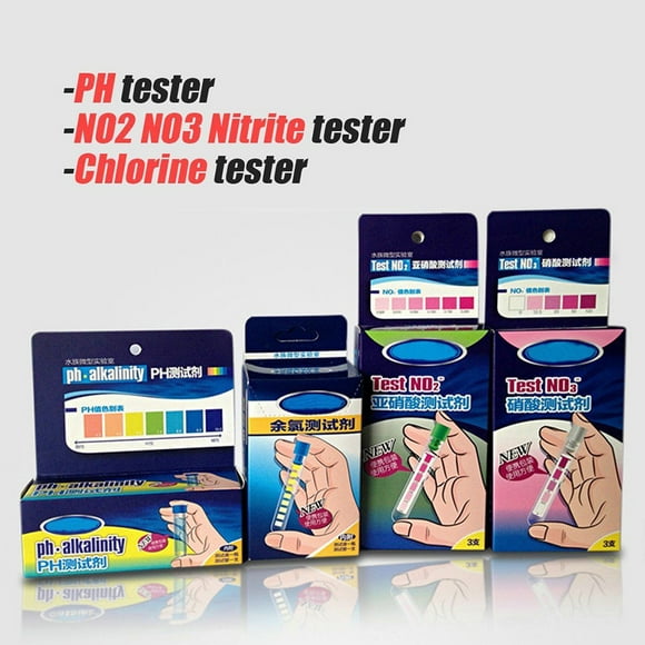 Aquarium Fish Tank PH NO2 NO3 Water Quality Test Kit  NO3 nitrate light seawater universal