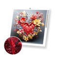 thumbnail image 1 of Fleur de Cœur - Kit de Peinture Diamant Premium Exclusif, 1 of 5