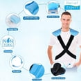 thumbnail image 4 of Relief Expert Large Ice Pack for Full Back and Shoulder with Straps, Reusable Gel Cold Pack with Cold Compress Therapy for Discomfort and Fatigue Relief, Post-Workout Recovery with Soft Plush Lining, 4 of 4