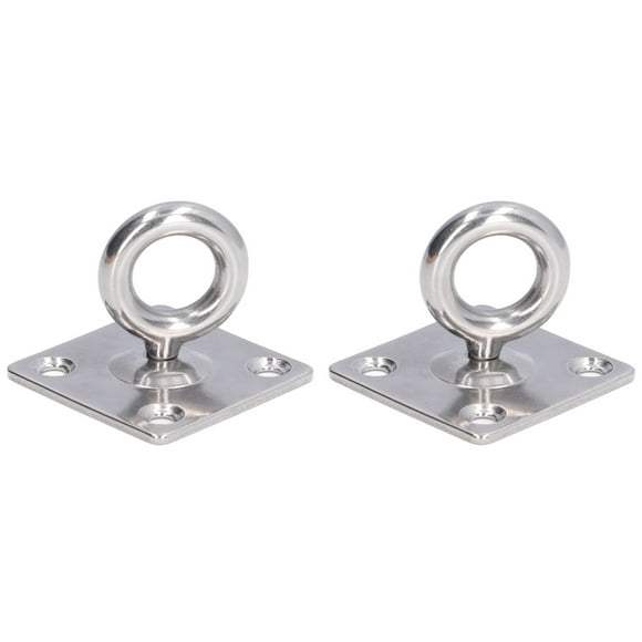 2Pcs Ceiling Mount Hook 316 Stainless Steel Rotatable Hooks for Boat Bolts Roof Beams