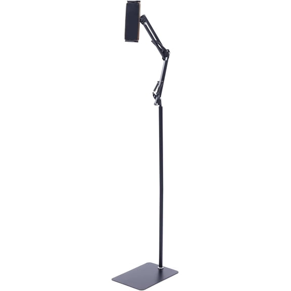 Tablet Floor Stand,360° Floor Stand Adjustable for 4-17cm Phone, Overhead Phone Folding Cantilever Mount,Lazy Tablet Mount Flexible