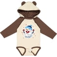 thumbnail image 3 of Inktastic Holiday Snowman Boys or Girls Long Sleeve Baby Bodysuit, 3 of 5
